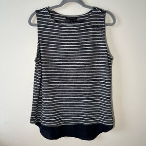 Banana Republic‎ women’s mixed media layered look tank. Size L